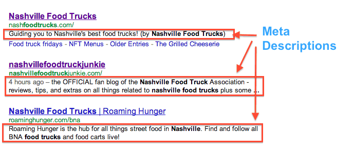 Optimizing on-page elements. Meta descriptions serve as the elevator pitch for your content. 